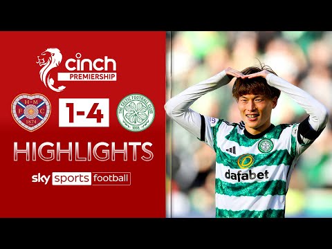 Celtic restore 7️⃣ point lead at the top! ☝️ | Hearts 1-4 Celtic | Scottish Premiership Highlights