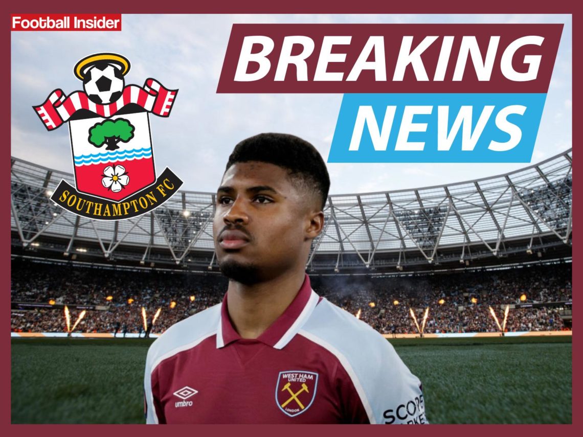 Exclusive: Southampton make move to sign West Ham 23-yr-old who's rejected new contract